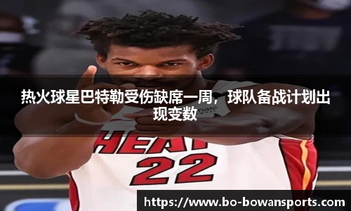 热火球星巴特勒受伤缺席一周，球队备战计划出现变数